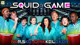 Squid Game, men med Norske Drikkeleker