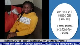 OYEREPA AFUTUO   HOST: AUNTIE NAA  (WHATSAPP 0207821834)  23-06-2020