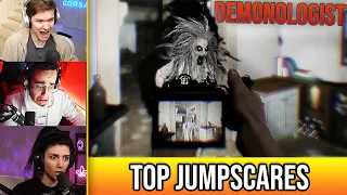 DEMONOLOGIST | Top JUMPSCARES & Funny Reactions | Horror Games Moments