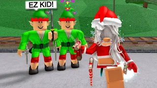 I Found ELF TEAMERS, SO I DESTROY Them as SANTA..(Murder Mystery 2)