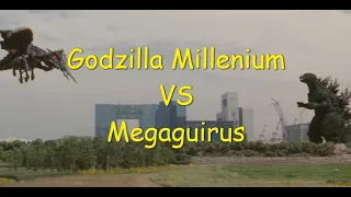 Godzilla Millenium VS Megaguirus - Parky