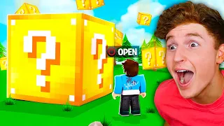 We Opened The RAREST LUCKY BLOCK In ROBLOX!