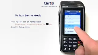 How To Run Terminal in Demo Mode for Training on an Ingenico Desk 5000 or Move 5000 Terminal
