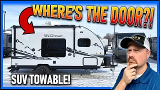 A "Truck Camper" YOU CAN TOW!! 2022 Wolf Pup 14CC Black Label Edition Travel Trailer