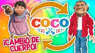 MIGUEL y su Abuela CAMBIAN de CUERPOS 😱 🔄 - Coco Juguetes Fantásticos