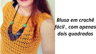 Blusa em crochê muito fácil