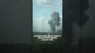 Russian Helicopter MI-8 Crashes in Bryansk Region near Ukraine Border