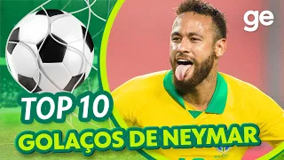 GOLAÇOS DE NEYMAR NA SELEÇÃO BRASILEIRA | LISTAS | ge.globo