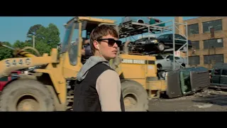 Baby Driver - ''Easy'' Car Junkyard Scene HD