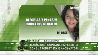 María José Quintanilla vive un amor 40 y 20 con su trompetista