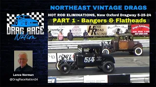 Retro Speed Part 1: The Charm of  NORTHEAST VINTAGE DRAGS - New Oxford Dragway 5 25 24