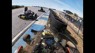 Go Kart Crash - Atlanta Motorsports Park -  KA100