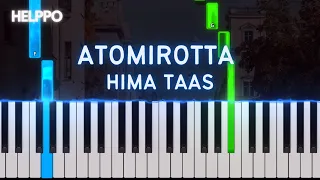 Atomirotta - Hima taas | EASY Piano Tutorial (alkuperäinen sävellaji)