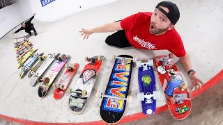 YOU MUST KICKFLIP EVERY SKATEBOARD (As Fast As Possible!)