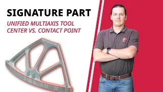 Unified Multiaxis Tool Center vs. Contact Point | Mastercam 2023 Signature Parts