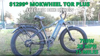 $1299* MOKWHEEL Tor Plus All Terrain 750W Mountain Ebike - Unboxing, Assembly, Test Ride, and Review