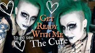Get Ready With Me to see The Cure! Trad Goth Make Up and Outfit | lilachris