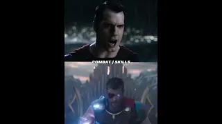 SUPERMAN (DCEU) ALL FORMS VS THOR (MCU) ALL FORMS #superman #thor #supermanvsthor #mcu #dceu