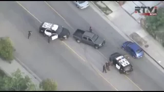 Захватывающая погоня в голливудском стиле: полицейские в Калифорнии чуть не остались без машины
