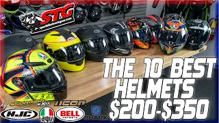 The Best Motorcycle Helmets from $200 to $350! | Sportbike Track Gear