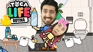 NOSSA ROTINA de PAI E FILHA no Toca Life