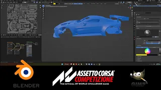 Create liveries for ACC in Blender