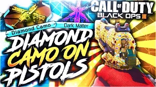 WORLDS FASTEST DARK MATTER IN BLACK OPS 3! - UNLOCKING DIAMOND CAMO PISTOLS (ROAD TO DARK MATTER #4)