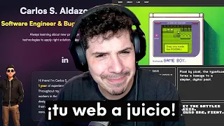 ¡Reaccionando a PORTFOLIOS y WEBs de la Comunidad: Tips y FeedBack! 💻