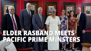 Elder Rasband Meets Prime Ministers of Fiji and Samoa