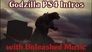 Godzilla PS4: All Monster Intros with Godzilla Unleashed Music