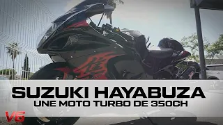 On teste la Suzuki Hayabusa : Une moto turbo de 350ch (rien que ça !)