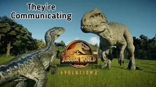 Indominus Rex Communicating with Blue|Shorts|Jurassic World Evolution 2