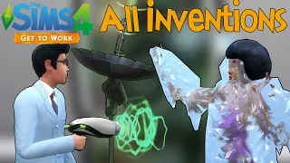 The Sims 4 Get to Work: All Scientist Inventions