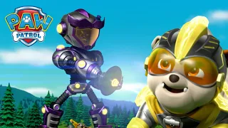 Mocné tlapky poráží obrovského zlého robota a další! - Tlapková Patrola PAW Patrol pohádky pro děti