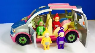 New MUSICAL FISHER PRICE Loving Family SUV with TELETUBBIES Toys!