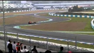 Different sound of Lotus Renault R31 by the forward exhausts ( I I )