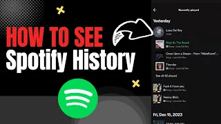 How to See Spotify History 2024 - Mobile/PC