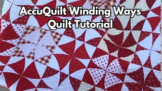 Piecing the AccuQuilt Winding Ways Quilt Block