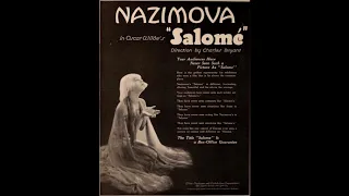 Promo pictures for Alla Nazimova's "Salome" - 1922