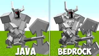 Java vs Bedrock - Ferrous Wroughtnaut