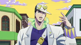 Jojo's Bizarre Adventure (Diamond Is Unbreakable) Jotaro Vs Josuke (English Dub)