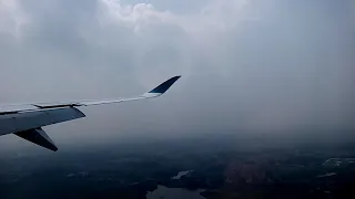 Vietnam Airlines A350 - 900 XWB landing at Noi Bai Intl Airport