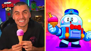 PROVANDO SORVETES ATÉ LIBERAR O LOU!! Brawl Stars