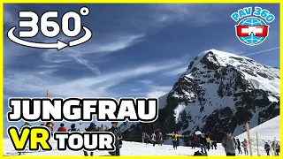 Switzerland tourism | Virtual guided tour of Jungfrau 360 VR Video