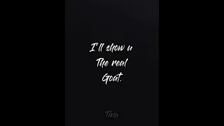 This is not the goat,