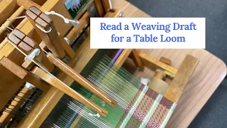 Read a Weaving Draft for a Table Loom