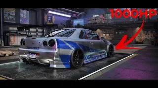 Need for Speed Heat Gameplay - 1000HP NISSAN SKYLINE GT-R R34 Customization | Max Build