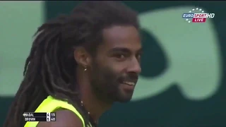 Rafael Nadal vs Dustin Brown Highlights Halle Open 2014