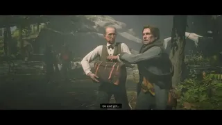 Red Dead Redemption 2- Arthur kicks Strauss out