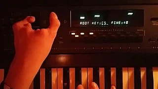 Ensoniq EPS-16 Plus Advanced Synthesis - Creating a smooth Transwave inside the box.
